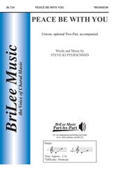 Peace Be With You Unison/Two-Part choral sheet music cover